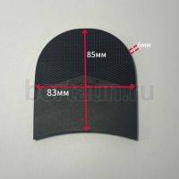 Набойка №123 Vibram топ 030 черная 86*95*6 мм Dumout КНР