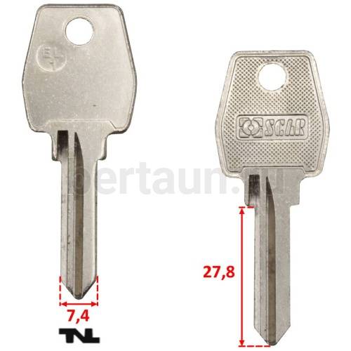 Заг.для ключ. EL1 _EU-1_EU1R_EUL3L_EL1R №254 Заг.для ключ. EL1 _EU-1_EU1R_EUL3L_EL1R №254