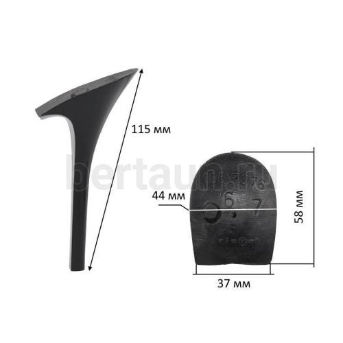 Каблуки № 76 RIE_RA 3076 11,5 см черный Каблуки № 76 RIE_RA 3076 11,5 см черный