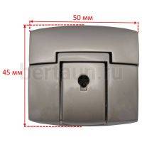 Замок портфельный №193 С092 BERT мат.никель