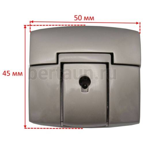 Замок портфельный №193 С092 BERT мат.никель