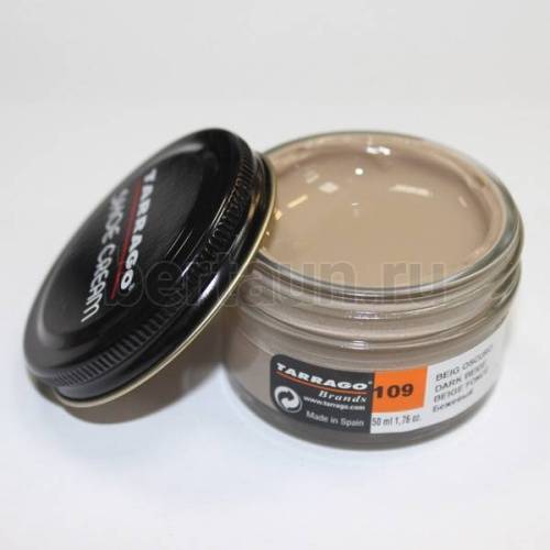 Тарраго №203    (TCT31) 109 Крем SHOE cream СТЕКЛО 50мл бежевый