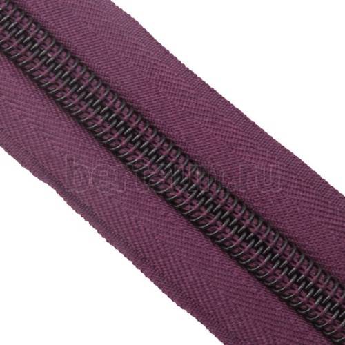 Молния рулонная №  93 спираль Т10 (90 м/упак) бордо (№429)