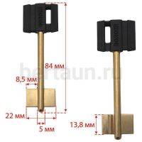 Заг.для ключ. БОРДЕР 088  (БОРДЕР-3)  (13.8*84)  DV0558  №432 