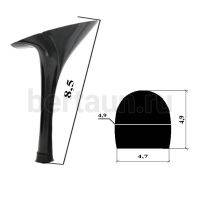 Каблуки №  59 LY 5151 черный лаковый (высота 8,5 см)