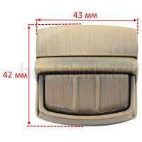 Замок портфельный №151 С072-9 BERT без замка антик