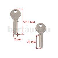 Заг.для ключ. TIT-2D_TT5D_TN2_TTN13_Титан  англ № 516 