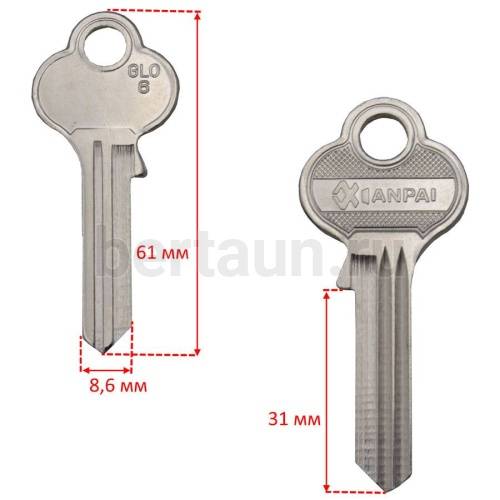 Заг.для ключ. GLO 6 №427