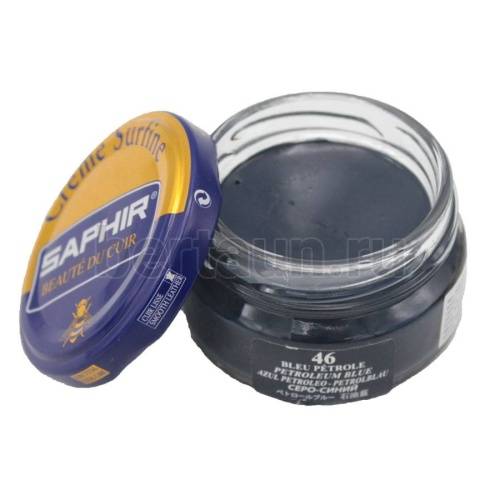 Сапфир №173   Крем банка 0032 СТЕКЛО-46   50 мл.(petroleum blue)