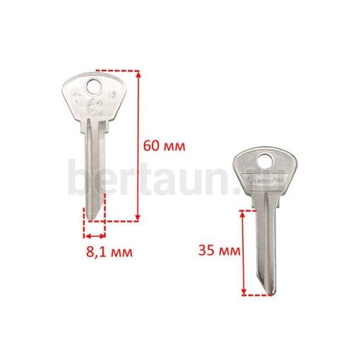 Заг.для ключ. UL1D УЛЬЯНОВСК TY5 (UL1D) обратный № 319 