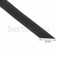Резинка босоножная 16 мм. черная ИТАЛИЯ