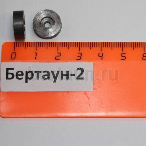 Набойка метал. № 31   точеные стальные круглые D-14 мм.