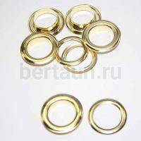 Блочка и  люверс  №67 D17 мм  ( 500 шт/уп) золото