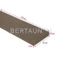 Косяки №24    BISSELL  1010  450*45*1*8 мм темн хаки ARMY GREEN(16)