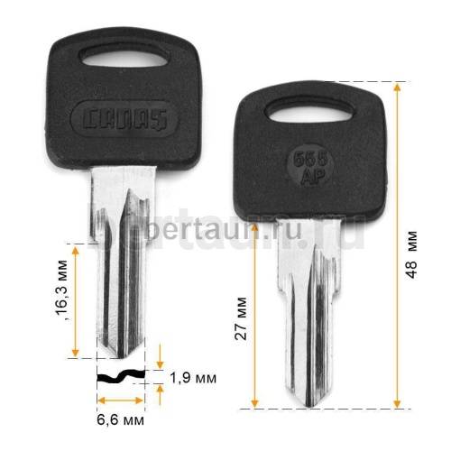 Заг.для ключ. 555-AP  CANAS  почт. англ № 647