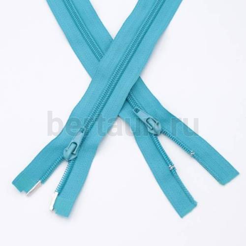 МОЛНИЯ №113 курточная 2 замка спираль Т7 ПРИБАЛТИКА 120 см св.бирюзовый