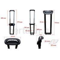 Ручка телескоп. д/чемодана №102  FSD 708 20"