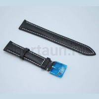 Ремешки для часов № 47  КОЖА HIGHTONE #295  (18мм черн.)