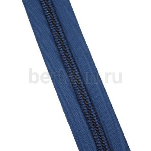 Молния рулонная  № 38    спираль Т10  синий