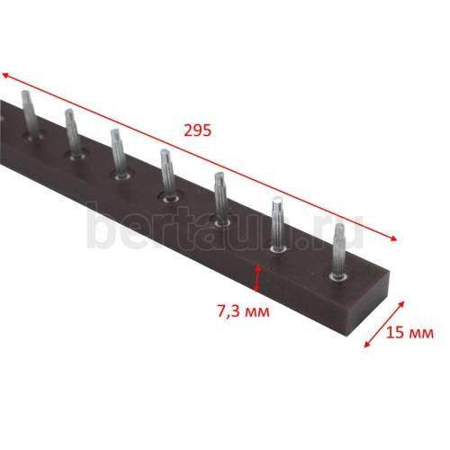 Полоса - штырь № 5  PROFI BASF ТОНКИЙ ШТЫРЬ (10 пар)  корич.