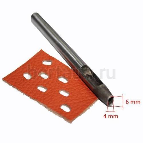 Пробойник №102 - щель 6 х 4 FCD