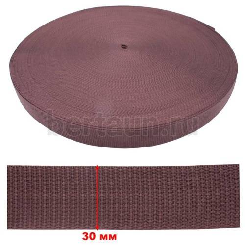 Стропа №19  30 мм TML коричневый 304 (5 м/упак)
