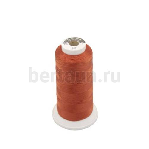 Нитки д/шв.машинки № 74 210d /2 666  рыжий. 100 гр