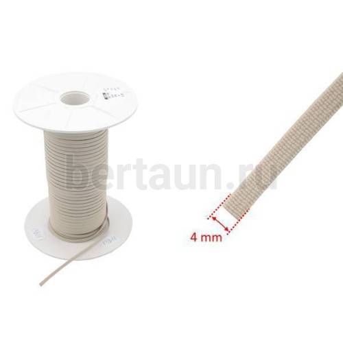 Резинка   4 мм башмачная (беж) Италия 92