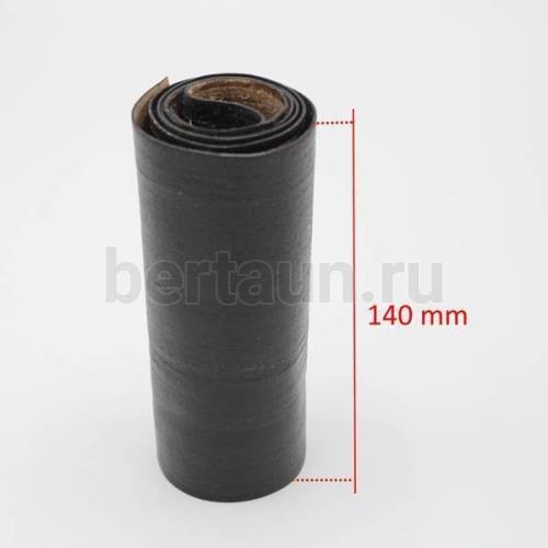 Обтяжка для каблуков ширина 14 см ( черная) 1 метр