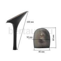 Каблуки №  58 LY 5057 черно лаковый (высота 10 см)