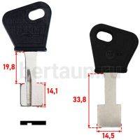 Заг.для ключ. MTEGP_MO1P59_MT2P_MTEP Mottura (ERREBI) №345