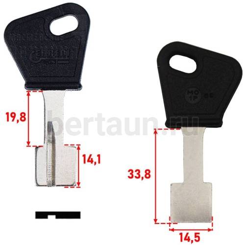 Заг.для ключ. MTEGP_MO1P59_MT2P_MTEP Mottura (ERREBI) №345