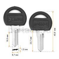 Заг.для ключ. А-410-1   D-129  почт. англ № 636