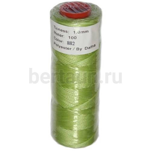 Нитки вощеные№109d1мм 100м.для ручной прошивки св.ЗЕЛ 882 DAFNA