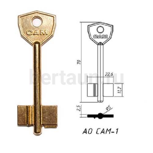 Заг.для ключ. АО САМ - 1 DV0572   № 25 