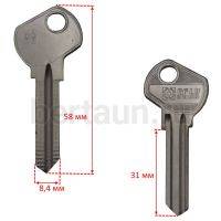 Заг.для ключ. KAZ КАЗАНЬ 4 _KAZ4 _KAN4S _KAZ4R _KAZ4L_ (ST XR -33) № 88 