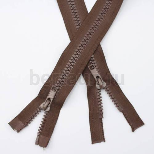 МОЛНИЯ №147 курточная 2 замка ТРАКТОР Т5 Прибалтика 100 см коричн