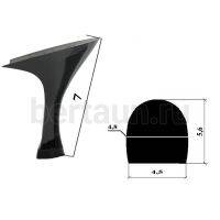 Каблуки №  94 LY 5158 черный лаковый.(высота  7 см)