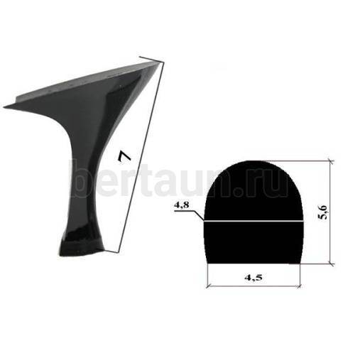 Каблуки №  94 LY 5158 черный лаковый.(высота  7 см)