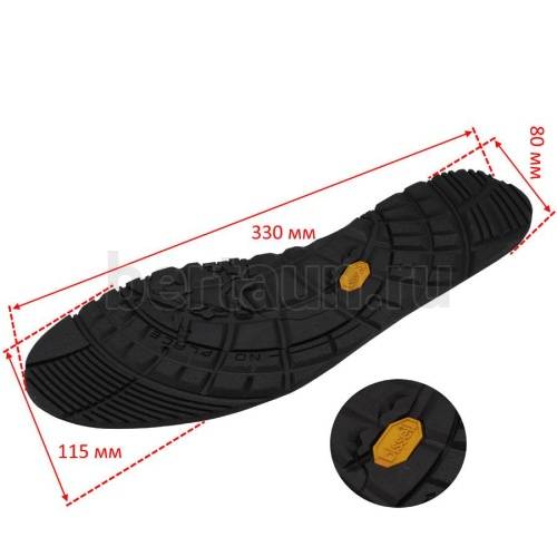 Подошва №  1  BISSELL 112  4,5мм черный