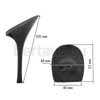 Каблуки № 113 RIE_RA 3819 (9-0) 10,5 см черн