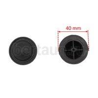 Ножка №12  Пукля малая круглая черная D001 ТМЛ/MF483 К с саморезом 10 шт/упак 