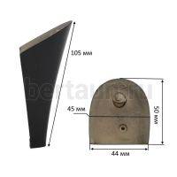 Каблуки №  71 LY 7039 черный  наборный (высота   10,5 см)