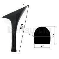 Каблуки №   6 LY 3049 черный лаковый.(высота 8.5 см)