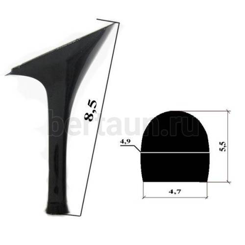 Каблуки №   6 LY 3049 черный лаковый.(высота 8.5 см)