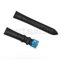 Ремешки для часов №120  КОЖА HIGHTONE #322  ( 19мм черн. крок мат)