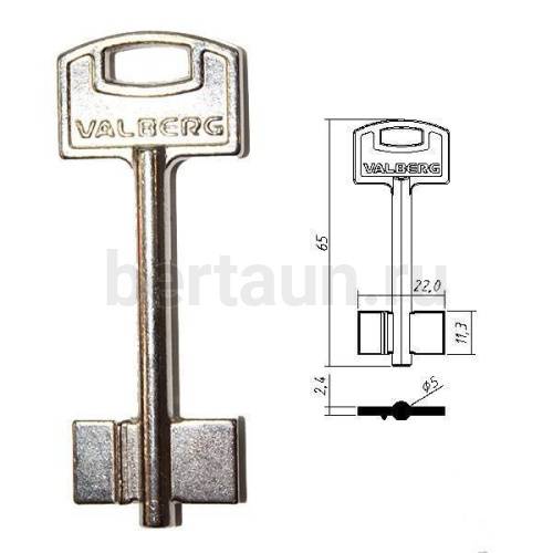 Заг.для ключ. ВАЛЬБЕРГ   DV2039  №439 