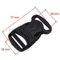 Карабин № 43 пласт.защелка д/сумок.38 мм FK 1 ЛТ черный
