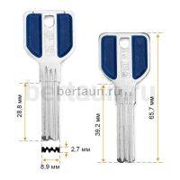 Заг.для ключ. MCM 4 паза (29 мм) с пл.вставками №609