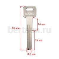 Заг.для ключ. WANJIN AP-1D (35мм под бронь 58мм) Е-040 верт №481